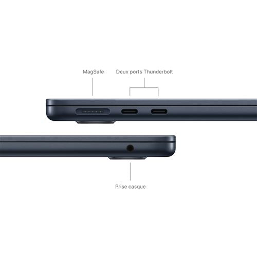 MacBook Air 13,6 SSD de 512 Go et 8 Go de RAM